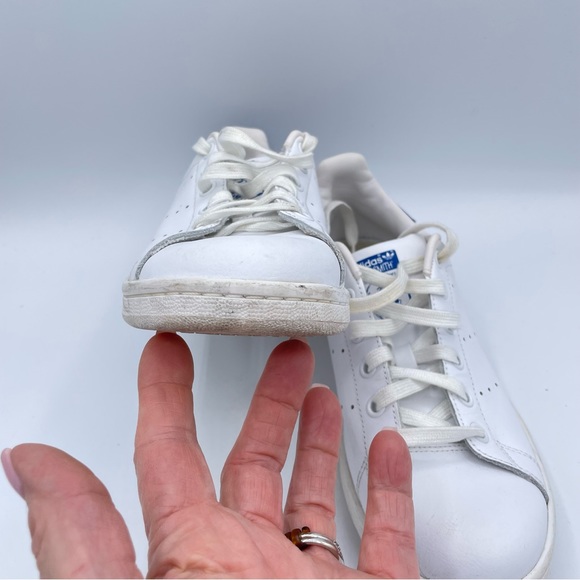 Adidas Stan Smith Sneakers 6 White/Blue - Picture 10 of 16